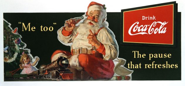 Papai Noel da Coca Cola - Ideia de Vitrine de Natal - Vitrine Perfeita